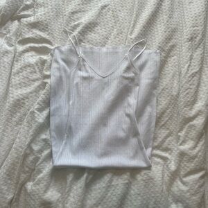 Cou Cou Intimates Midi Slip Dress in White